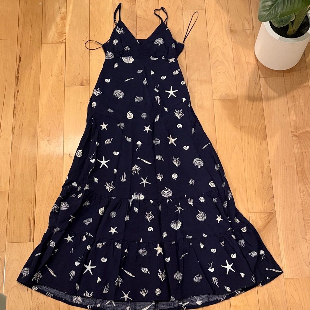 a new day seashell maxi dress